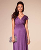 Umstandsmodenkleid Alessandra kurz Violett by Tiffany Rose