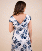 Alessandra Maternity Dress (Oyster Blue) from Tiffany Rose