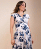 Alessandra Maternity Dress (Oyster Blue) from Tiffany Rose