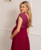 Alessandra Maternity Dress Short Rosey Red by Tiffany Rose