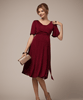 Alicia Nursing Dress Berry by Tiffany Rose