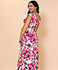 Umstands-Maxikleid Alana Purpurrote & Rosa Blumen by Tiffany Rose