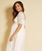 Alaska Maternity Silk Chiffon Wedding Dress Ivory by Tiffany Rose