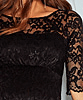 Amelia Lace Gravidklänning Kort (svart) by Tiffany Rose