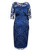 Robe de Grossesse en Dentelle Amelia (Bleu Windsor) by Tiffany Rose