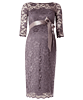 Robe de grossesse en dentelle Amelia (Gris anthracite) by Tiffany Rose