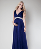 Anastasia Maternity Gown Eclipse Blue by Tiffany Rose