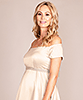 Aria Maternity Dress Champagne by Tiffany Rose