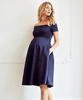 Aria Maternity Dress Midnight Blue by Tiffany Rose