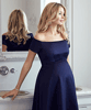 Aria Maternity Dress Midnight Blue by Tiffany Rose