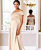 Aria Maternity Gown Champagne by Tiffany Rose