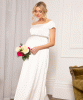 Aria Maternity Wedding Gown Ivory by Tiffany Rose