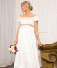 Aria Maternity Wedding Gown Ivory by Tiffany Rose