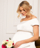 Aria Maternity Wedding Gown Ivory by Tiffany Rose