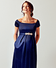 Aria Umstandsmoden Abendkleid lang in Mitternachtsblau by Tiffany Rose