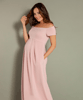 Robe de Grossesse Aria Longue Rose Pâle by Tiffany Rose