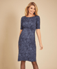 Anna Shift Maternity Dress in Storm Blue by Tiffany Rose