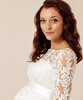 Asha Maternity Wedding Dress Ivory White by Tiffany Rose