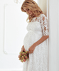 Asha Maternity Wedding Gown Ivory White by Tiffany Rose