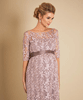 Asha Maternity Lace Gown in Lilac by Tiffany Rose