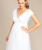 Athena Maternity Wedding Gown Polka Dot White by Tiffany Rose