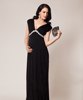 Aurora Maternity Gown Long Black by Tiffany Rose