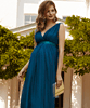 Ava Abendkleid lang (Aegean Blue) by Tiffany Rose