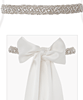 Art Deco Sash (Ivory) by Tiffany Rose