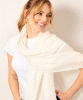 ALIE STREET Aurielle Silk Wool Scarf (Cream) from Tiffany Rose