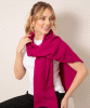 ALIE STREET Aurielle Silk Wool Scarf (Deep Fuchsia) from Tiffany Rose