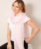 ALIE STREET Aurielle Silk Wool Scarf (Soft Pink) from Tiffany Rose