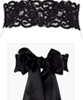 Black Lace Sash by Tiffany Rose