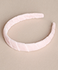 Velvet Wrapped Headband Baby Pink by Tiffany Rose