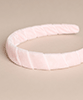 Velvet Wrapped Headband Baby Pink by Tiffany Rose