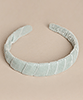 Velvet Wrapped Headband Pale Aqua by Tiffany Rose