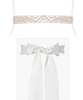 Samara Swirl Sash Ivory by Tiffany Rose