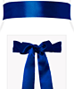 Smooth Ribbon Sash (Eclipse Blue) by Tiffany Rose