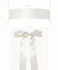Smooth Ribbon Sash (Ivory) from Tiffany Rose