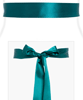 Smooth Satin Sash Dark Teal by Tiffany Rose