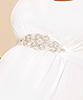 Victoria Pearl Beaded Sash Ivory by Tiffany Rose