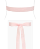 Velvet Ribbon Sash Baby Pink by Tiffany Rose