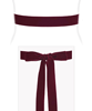 Velvet Ribbon Sash Burgundy by Tiffany Rose