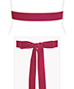 Velvet Ribbon Sash Dark Fuchsia by Tiffany Rose