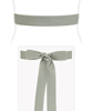 Velvet Ribbon Sash Pale Aqua by Tiffany Rose