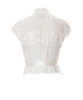 Beaded Lace Maternity Bridal Jacket (Vintage Ivory) by Tiffany Rose