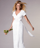 Bridget Maternity Wedding Gown Long Ivory by Tiffany Rose