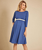 Cathy Maternity Dress Short Bijou Blue by Tiffany Rose