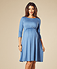 Robe de Grossesse Cathy Bleu Lagon by Tiffany Rose