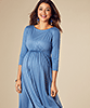 Cathy Maternity Dress Short Lagoon Blue by Tiffany Rose