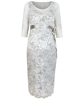 Charlotte Maternity Dress Oyster Cream by Tiffany Rose